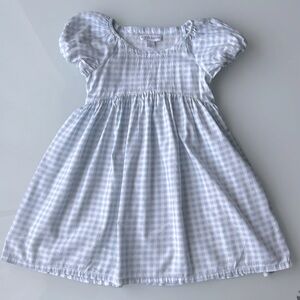 Harper Canyon Girls blue gingham dress Sz 4